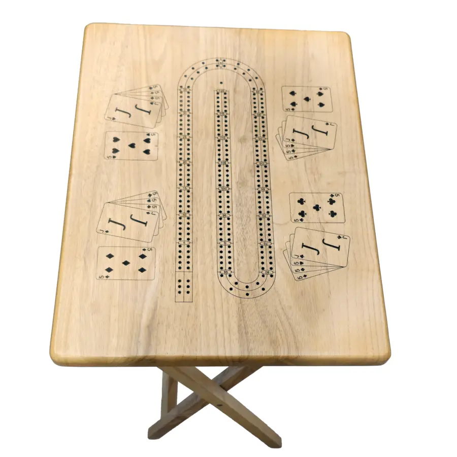 TV Tray Cribbage Board