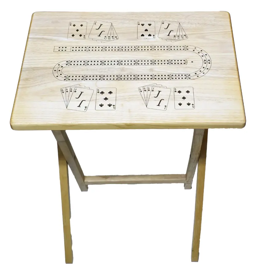 TV Tray Cribbage Board