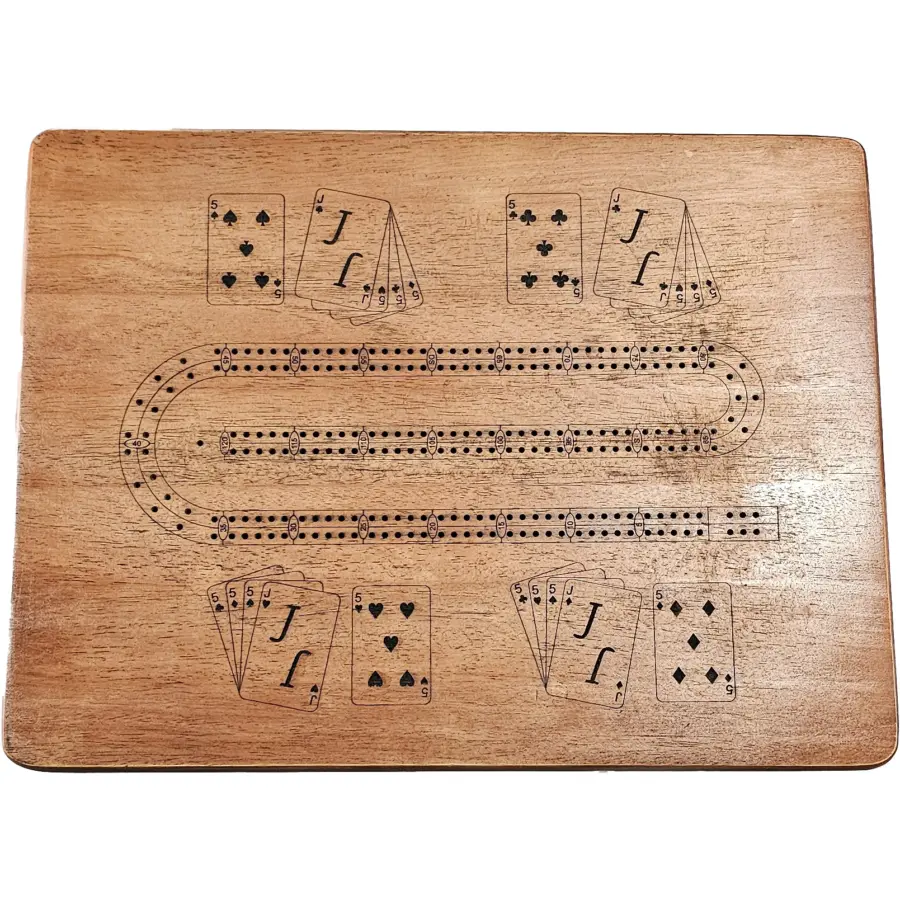 TV Tray Cribbage Board