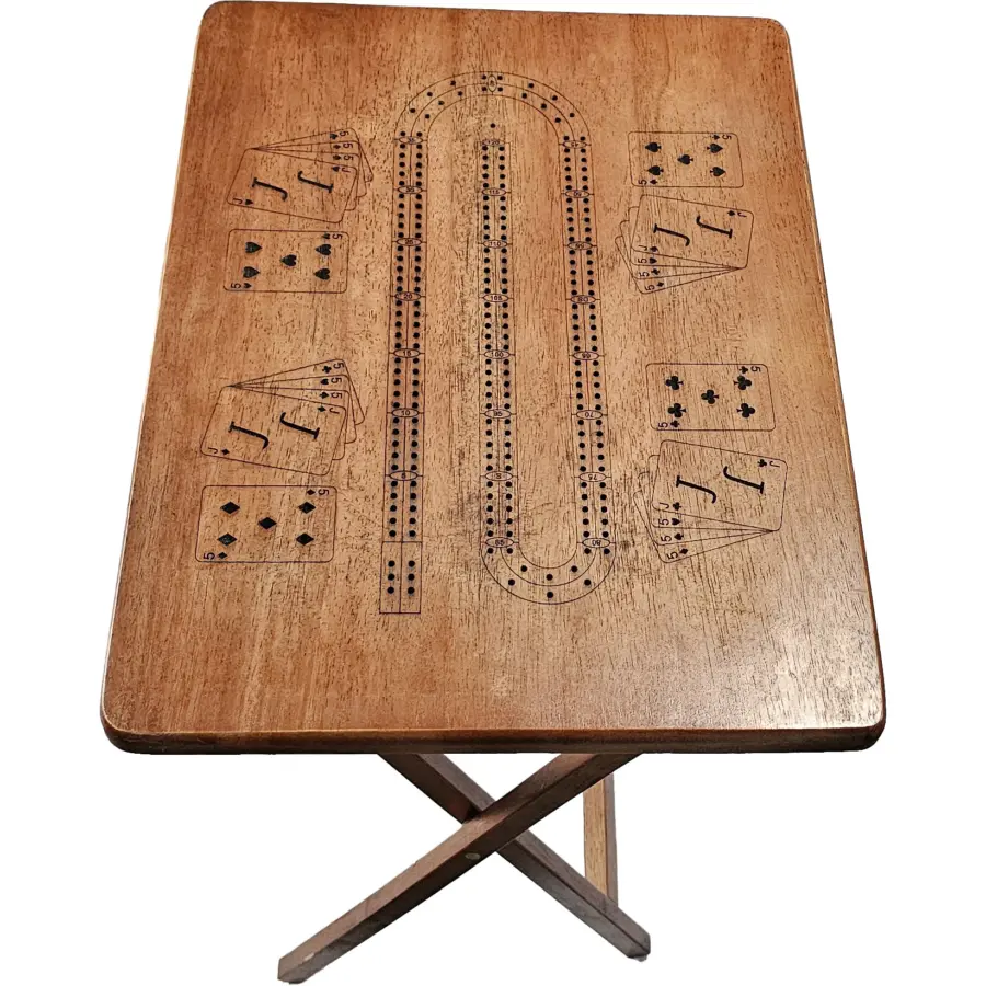 TV Tray Cribbage Board